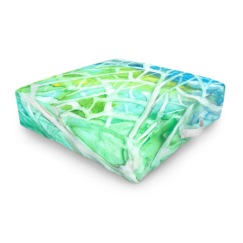 Rosie Brown Coral View Outdoor Floor Cushion