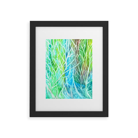 Rosie Brown Coral View Framed Art Print