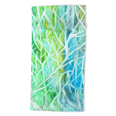 Rosie Brown Coral View Beach Towel