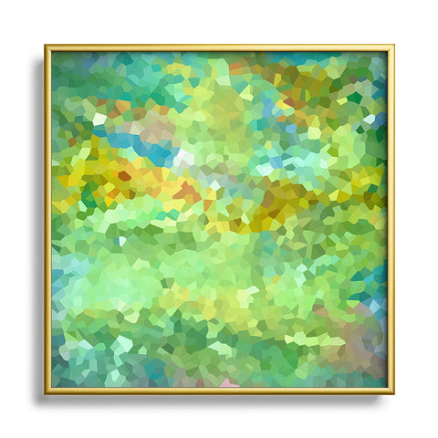 Rosie Brown Crystalline Metal Square Framed Art Print