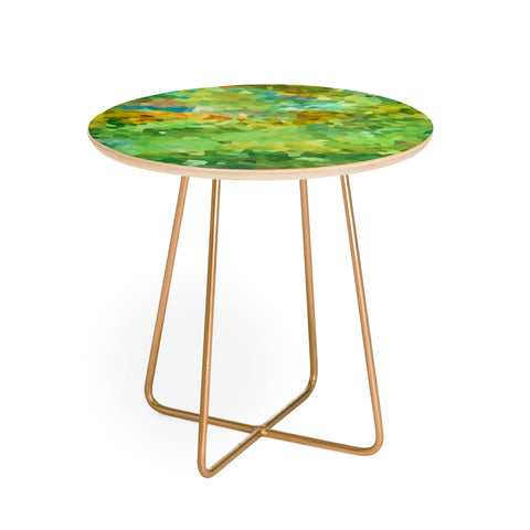 Rosie Brown Crystalline Round Side Table