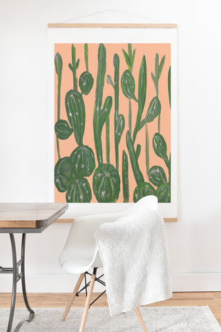 Rosie Brown Desert Town Meeting Art Print And Hanger