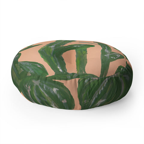 Rosie Brown Desert Town Meeting Floor Pillow Round