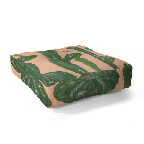 Rosie Brown Desert Town Meeting Floor Pillow Square