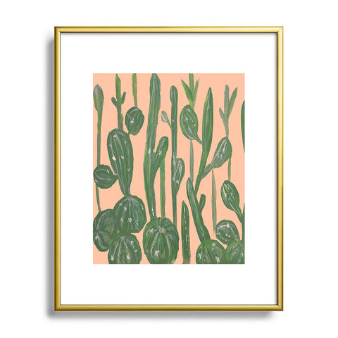 Rosie Brown Desert Town Meeting Metal Framed Art Print