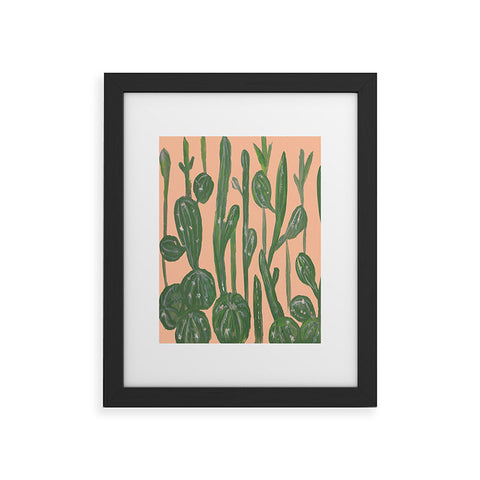 Rosie Brown Desert Town Meeting Framed Art Print