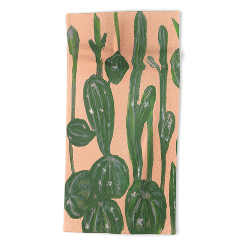 Rosie Brown Desert Town Meeting Beach Towel