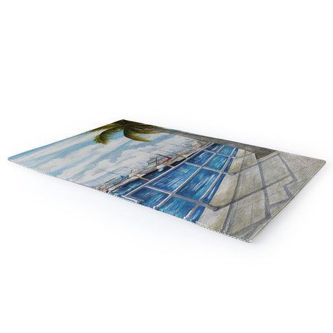 Rosie Brown Dinner Key Marina Stroll Area Rug