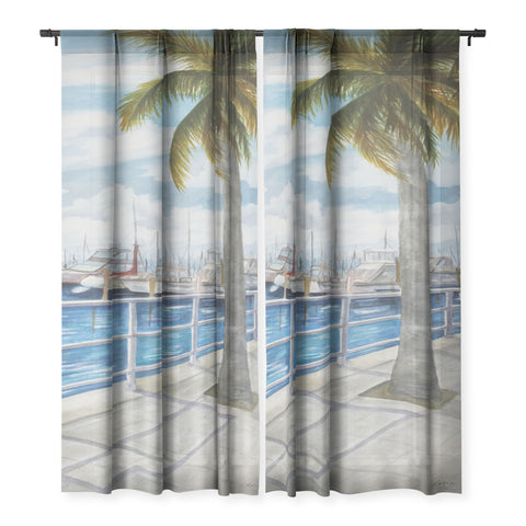 Rosie Brown Dinner Key Marina Stroll Sheer Non Repeat