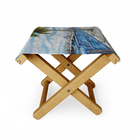Rosie Brown Dinner Key Marina Stroll Folding Stool