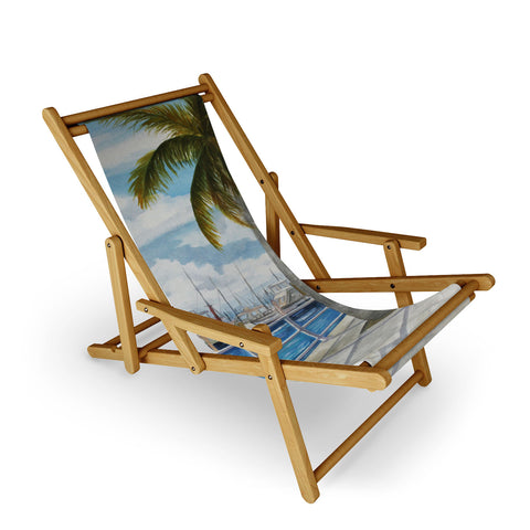 Rosie Brown Dinner Key Marina Stroll Sling Chair