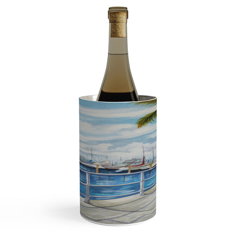 Rosie Brown Dinner Key Marina Stroll Wine Chiller