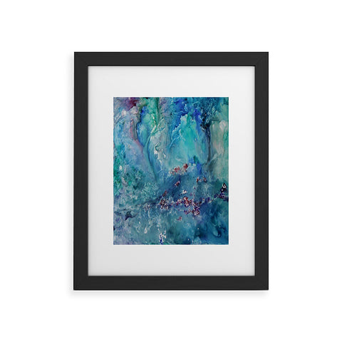 Rosie Brown Diver Paradise Framed Art Print