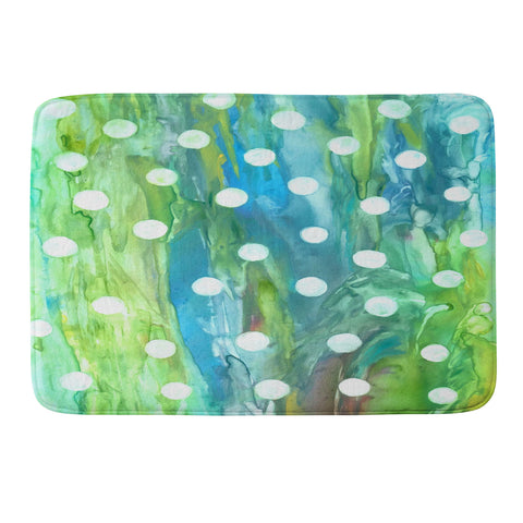 Rosie Brown Dots And Dots Memory Foam Bath Mat