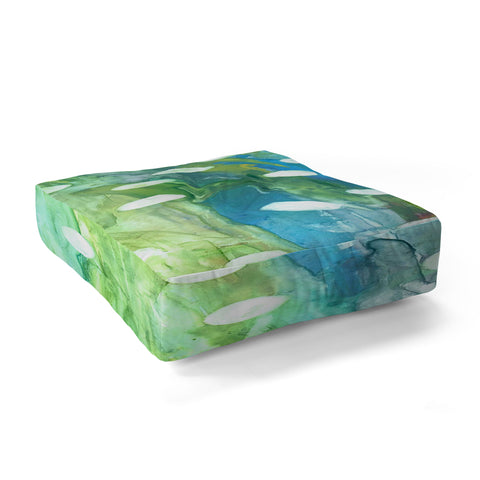 Rosie Brown Dots And Dots Floor Pillow Square