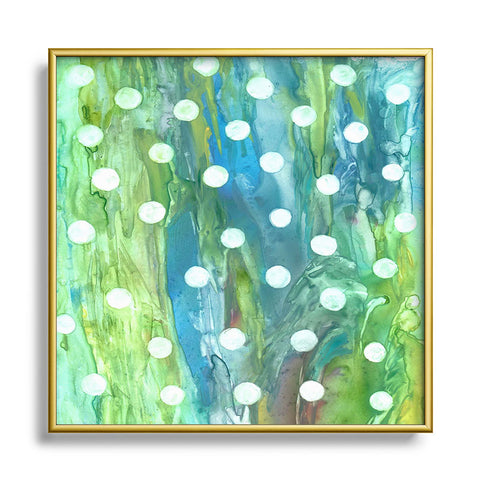 Rosie Brown Dots And Dots Metal Square Framed Art Print