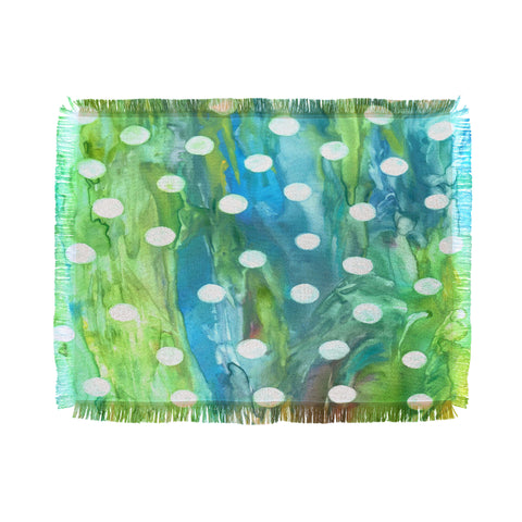 Rosie Brown Dots And Dots Throw Blanket