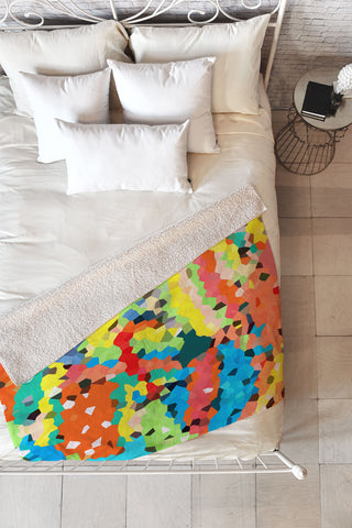 Rosie Brown Easter Candy Fleece Throw Blanket