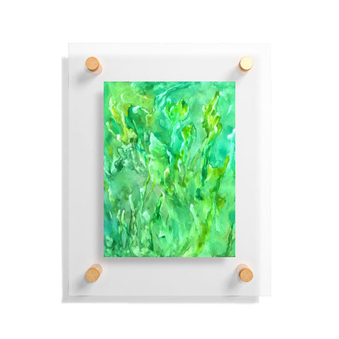 Rosie Brown Easy Being Green Floating Acrylic Print