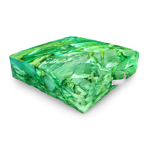 Rosie Brown Easy Being Green Outdoor Floor Cushion