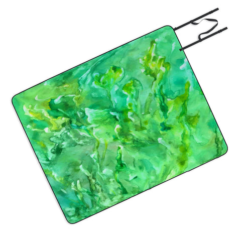 Rosie Brown Easy Being Green Picnic Blanket