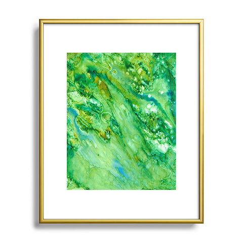 Rosie Brown Emerald Fantasy Metal Framed Art Print
