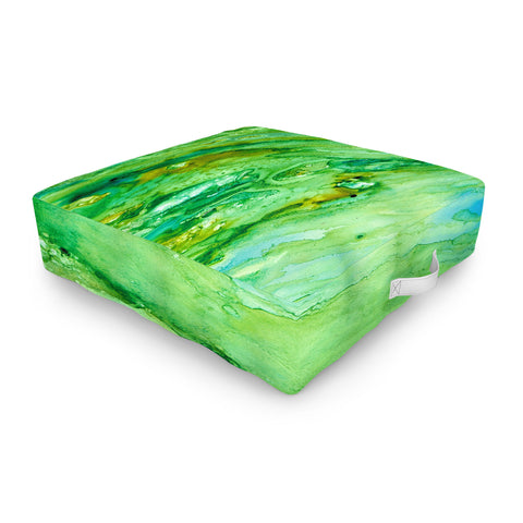 Rosie Brown Emerald Fantasy Outdoor Floor Cushion