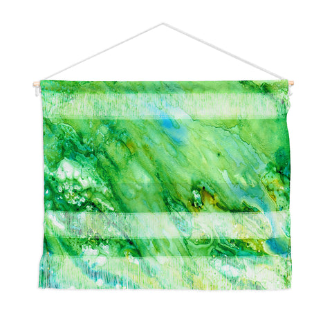 Rosie Brown Emerald Fantasy Wall Hanging Landscape
