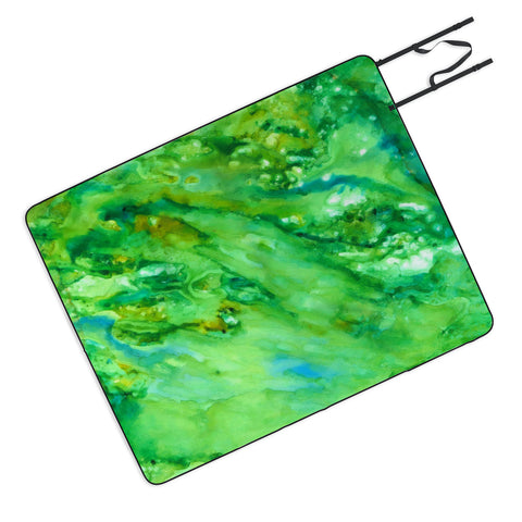 Rosie Brown Emerald Fantasy Picnic Blanket
