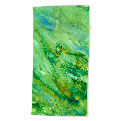 Rosie Brown Emerald Fantasy Beach Towel