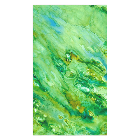 Rosie Brown Emerald Fantasy Tablecloth