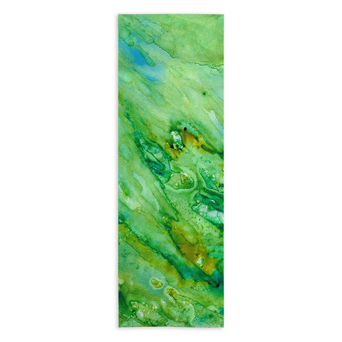 Rosie Brown Emerald Fantasy Yoga Towel