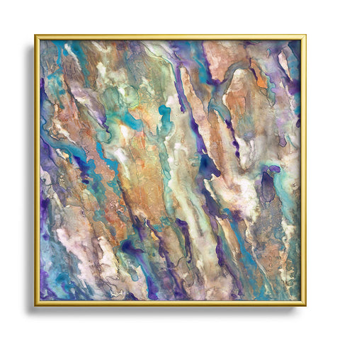 Rosie Brown Eucalyptus Metal Square Framed Art Print