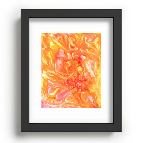Rosie Brown Falling Petals Recessed Framing Rectangle