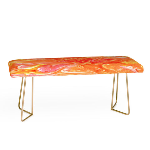 Rosie Brown Falling Petals Bench