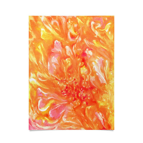 Rosie Brown Falling Petals Poster