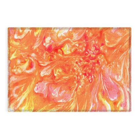 Rosie Brown Falling Petals Outdoor Rug