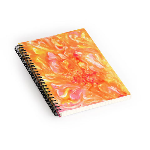 Rosie Brown Falling Petals Spiral Notebook