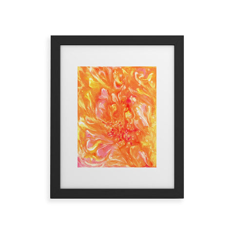 Rosie Brown Falling Petals Framed Art Print