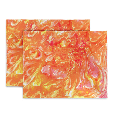 Rosie Brown Falling Petals Placemat