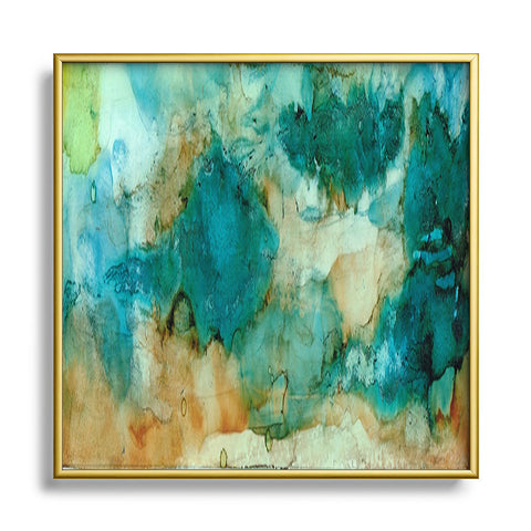 Rosie Brown Falling Waters Metal Square Framed Art Print