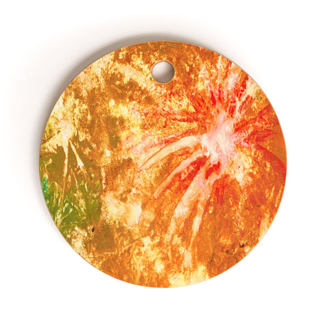 Rosie Brown Fantastic Fireworks Cutting Board Round