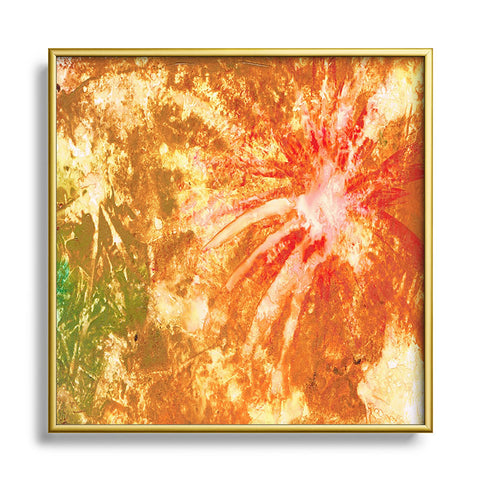 Rosie Brown Fantastic Fireworks Metal Square Framed Art Print