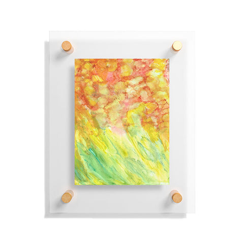 Rosie Brown Fantasy Flowers Floating Acrylic Print