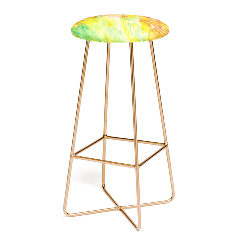 Rosie Brown Fantasy Flowers Bar Stool