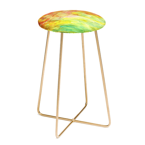 Rosie Brown Fantasy Flowers Counter Stool