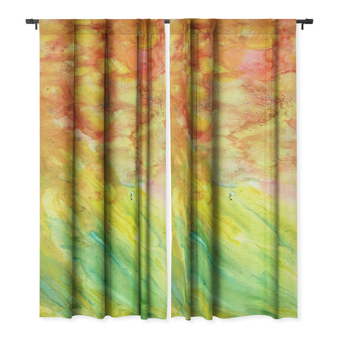 Rosie Brown Fantasy Flowers Blackout Non Repeat