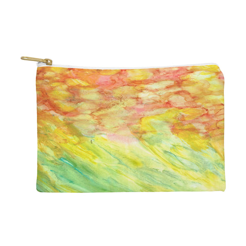 Rosie Brown Fantasy Flowers Pouch