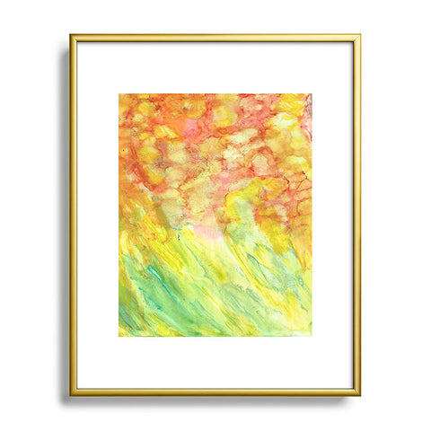 Rosie Brown Fantasy Flowers Metal Framed Art Print