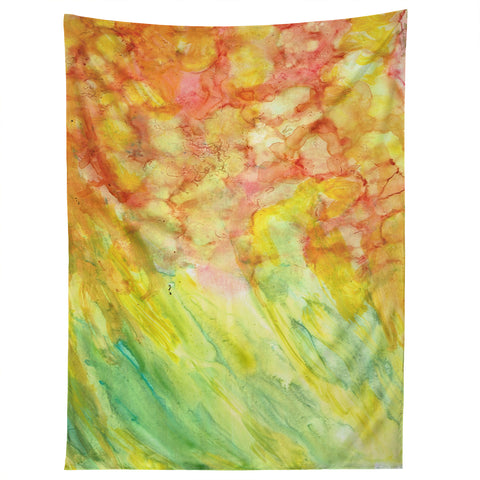 Rosie Brown Fantasy Flowers Tapestry